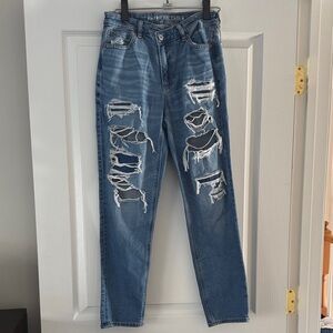 Blue Distressed Jeans
